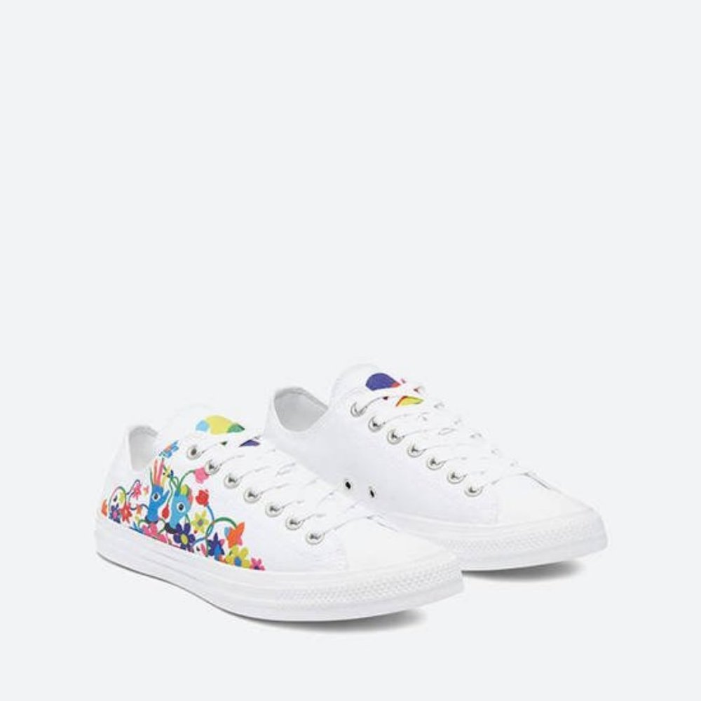 Converse Chuck Taylor All StarOx Pride Canvas 170823C White / Multi NWB